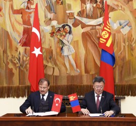 В Улаанбаатаре состоялось VIII совместное заседание Монголо-Турецкой межправительственной комиссии по торгово-экономическому сотрудничеству.