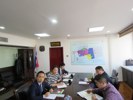 ADMINISTRATION OF “ALTANBULAG” FREE ZONE AND MR, TAKAMICHI IDE, THE MEMBER OF “JICA” RESEARCH TEAM WERE ORGANIZED BUSINESS MEETING 
